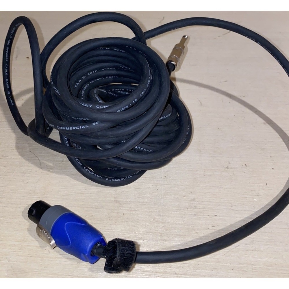 Hot Wires 50ft Male Speakon NL2FX Neutrik Cables Wire 16AWG